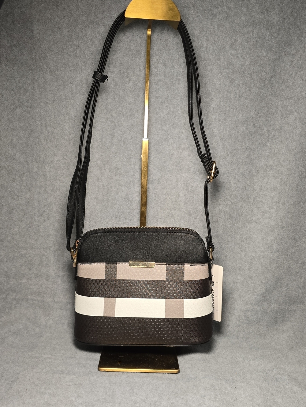 Deluxity Structured Shoulder/Crossbody Bag
